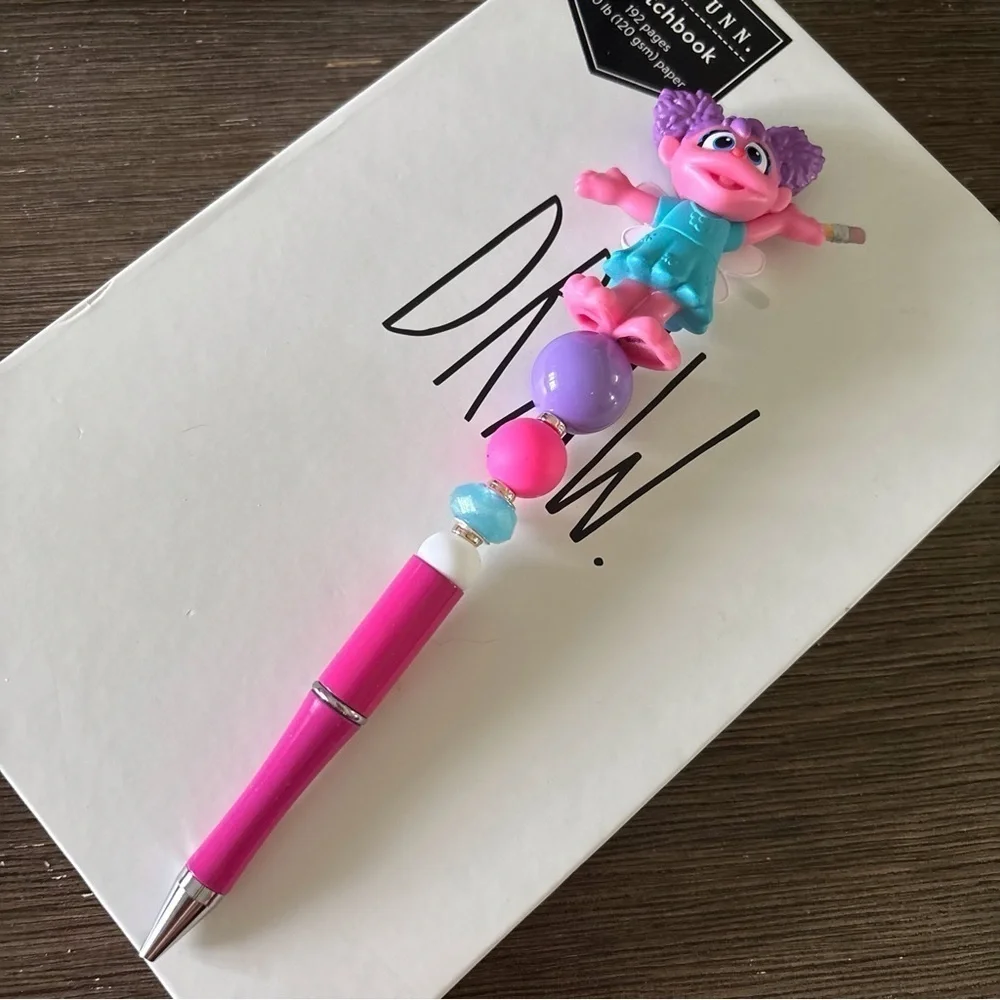 Sesame Street: Abby Cadabby handmade beaded pen